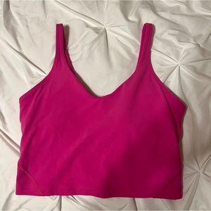 Lululemon Sonic Pink Align Tanktop Sz 10